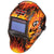 K-T Industries Flaming Skull Auto - Darkening Welding Helmet