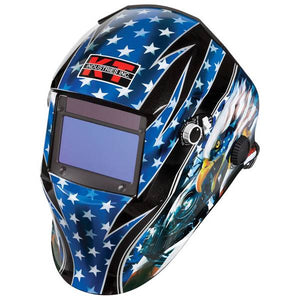 K-T Industries Patriotic Auto-Darkening Welding Helmet