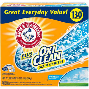 Arm & Hammer 10 lb Plus OxiClean Fresh Scent Powder Laundry Detergent