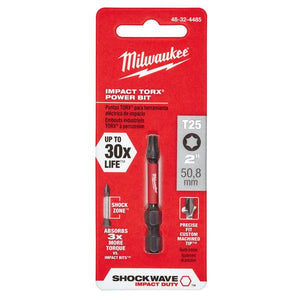 Milwaukee SHOCKWAVE 2" Impact Torx T25 Power Bit