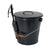 Open Hearth Collection Fireplace Ash Bucket with Shovel