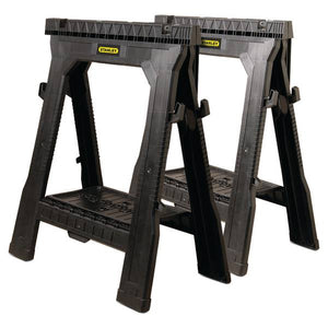 Stanley 2-Count Portable Folding Sawhorse