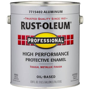 Rust-Oleum 1 Gal Professional High Performance Gloss Aluminum Enamel Paint