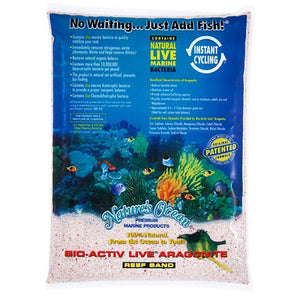 Nature's Ocean Samoa Pink Bio-Activ Live Aragonite Reef Sand - 20 lbs (0.5-1.7 mm Grain)