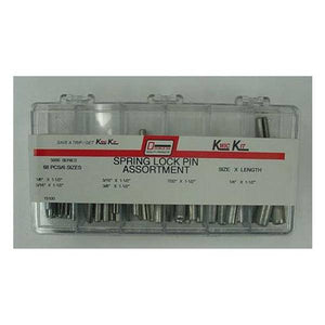 Double HH 68 Piece Slotted Spring Pin Kit