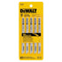 DEWALT 5-Piece 4" 10TPI T-Shank Laminate Down Cutting Jig Saw Blade