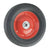 Titan Casters Offset Solid Steel Rubber Wheel