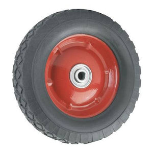 Titan Casters Offset Steel Hub Rubber Wheel