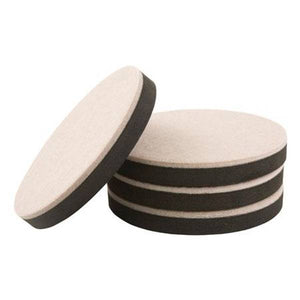 Super Sliders Reusable Felt Round Furniture Sliders