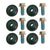 Herschel 6-Pack Disc Mower Knife Bolt and Nut