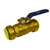 JMF Lead Free Brass Ball Valve Push Fitting