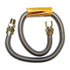 JMF 1/2" OD 1/2" MIP x FIP 36" SS Gas Connector