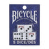 Bicycle 5-Count Dice