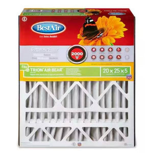 BestAir 20" x 25" x 5" Trion Air Bear FPR 7 Air Cleaner Filter
