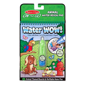 Melissa & Doug Water WOW! Animals Coloring Book & Pen