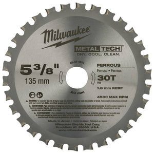 Milwaukee 5-3/8" Metal Cutting Circular Saw Blade