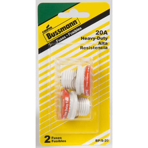 Bussmann Type S Time-Delay Delay Plug Fuse