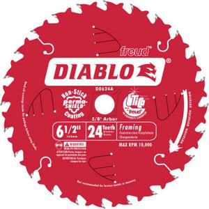 Diablo 6-1/2" 24T Framing Saw Blade