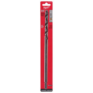 Milwaukee 1/2" x 12" Aircraft Length Black Oxide Drill Bit