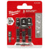 Milwaukee 3-Piece SHOCKWAVE Impact Hex Shank Socket Adapter Set