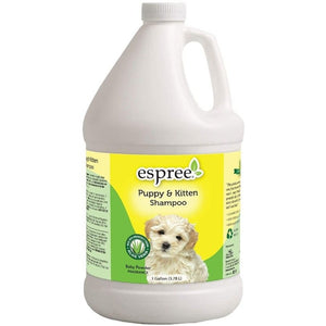 Espree Puppy and Kitten Shampoo with Organic Aloe Vera Baby Powder Fragrance - 1 Gallon