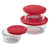 Pyrex 6-Piece Round Glass Storage Set with Lids