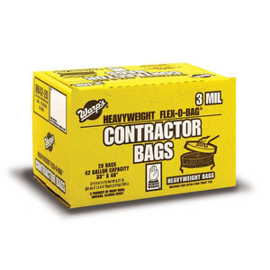 Warp's Heavyweight Flex-O-Bag 42 Gal Contractor Bags