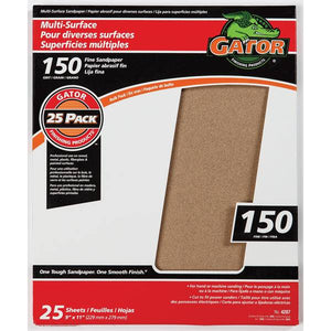 Gator 150 Grit Sandpaper Sheet