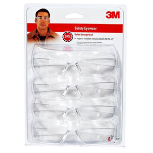 3M 4-Pack Clear Safety Eyewear