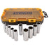 DEWALT Tough Box SAE 1/2" Drive Deep Socket Set