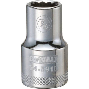 DEWALT 12 Point 1/2" Drive Socket 1/2" SAE