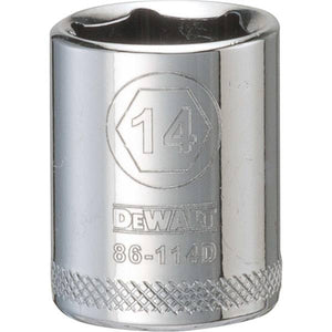 DEWALT 6 Point 1/4" Drive Socket 6 MM