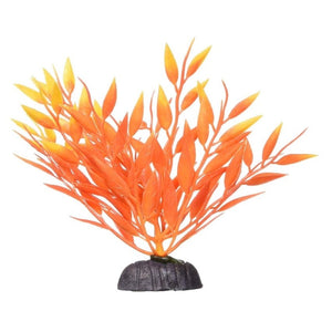 Marina Betta Fire Grass Plastic Plant - 1 count (5"L)