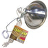 Zoo Med Economy Chrome Clamp Lamp with 8.5 Inch Dome - 8.5"