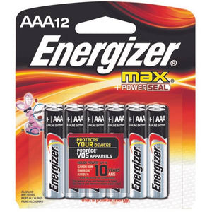 Energizer Alkaline "AAA" Batteries