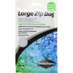 Seachem Large Mesh Zip Bag  - 1 count (19"L x 17"W)