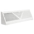 Imperial 15" Steel White Baseboard Register Diffuser