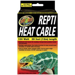 Zoo Med Repti Heat Cable - 100 watt (39'L)