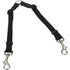 Coastal Pet Two Dog Adjustable Nylon Coupler Black - 36"L x 3/4"W