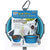 Loving Pets Bella Roma Blue Travel Bowl- 1 count - Medium