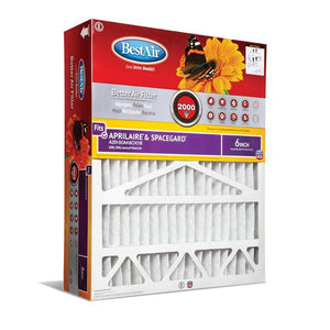 BestAir 20"x25"x6" AC Furnace Air Filter For Aprilaire & Spacegard MERV 11