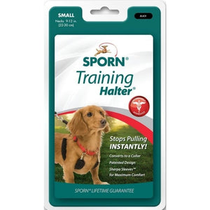 Sporn Original Training Halter for Dogs - Black - Small