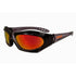 Hobart Smoke Frame Mirrored Lens Safety Glasses