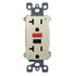 Leviton 20A-125V Ivory Self Test GFCI Outlet