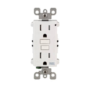 Leviton 15A-125V White Weather/Tamper resist GFCI Outlet
