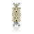 Leviton 15A-125V Ivory Tamper Resistant GFCI Outlet