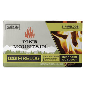 Pine Mountain 6-Count 2 Hour Classic Fire Logs