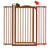 Tall One-Touch Gate II Extension in Brown