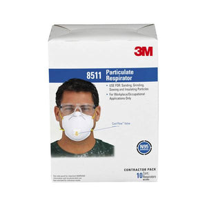 3M 10-Count Paint Sanding Valved Respirator
