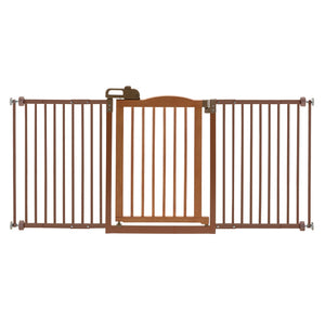 One-Touch Gate II Wide in Brown